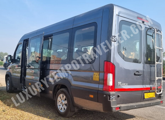 2025 model force urbania van with massager recliner seats on rent in delhi