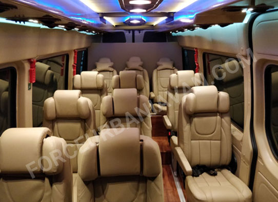 12 seater mercedes sprinter imported van hire delhi